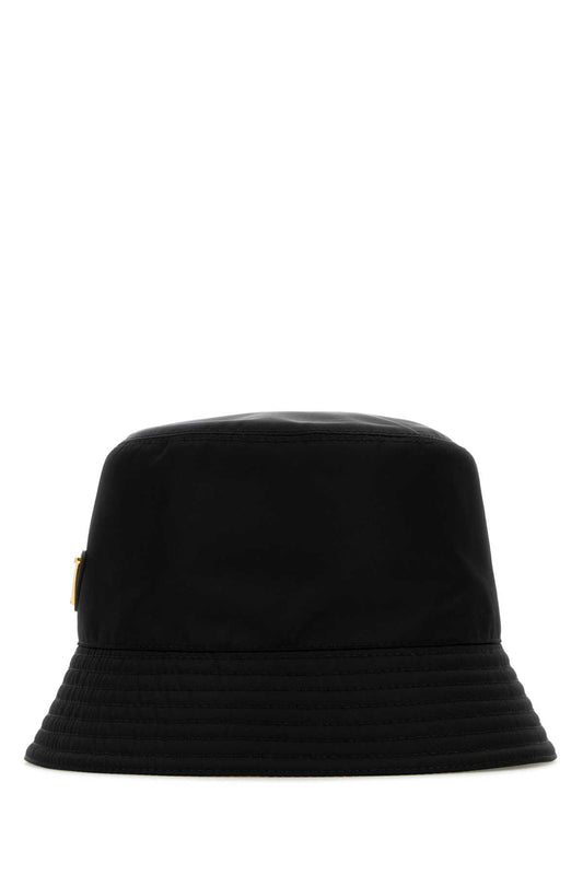 Prada プラダブラックreナイロンバケットハット - Image 1
