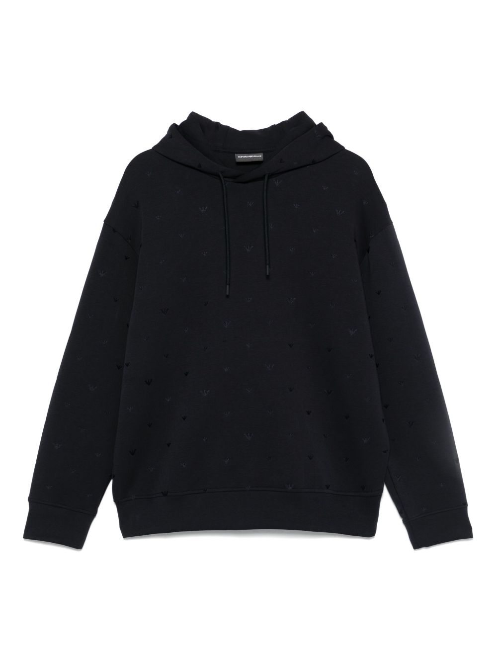 Emporio Emporio Armani Allover Logo Cotton Sweatshirt - Image 1