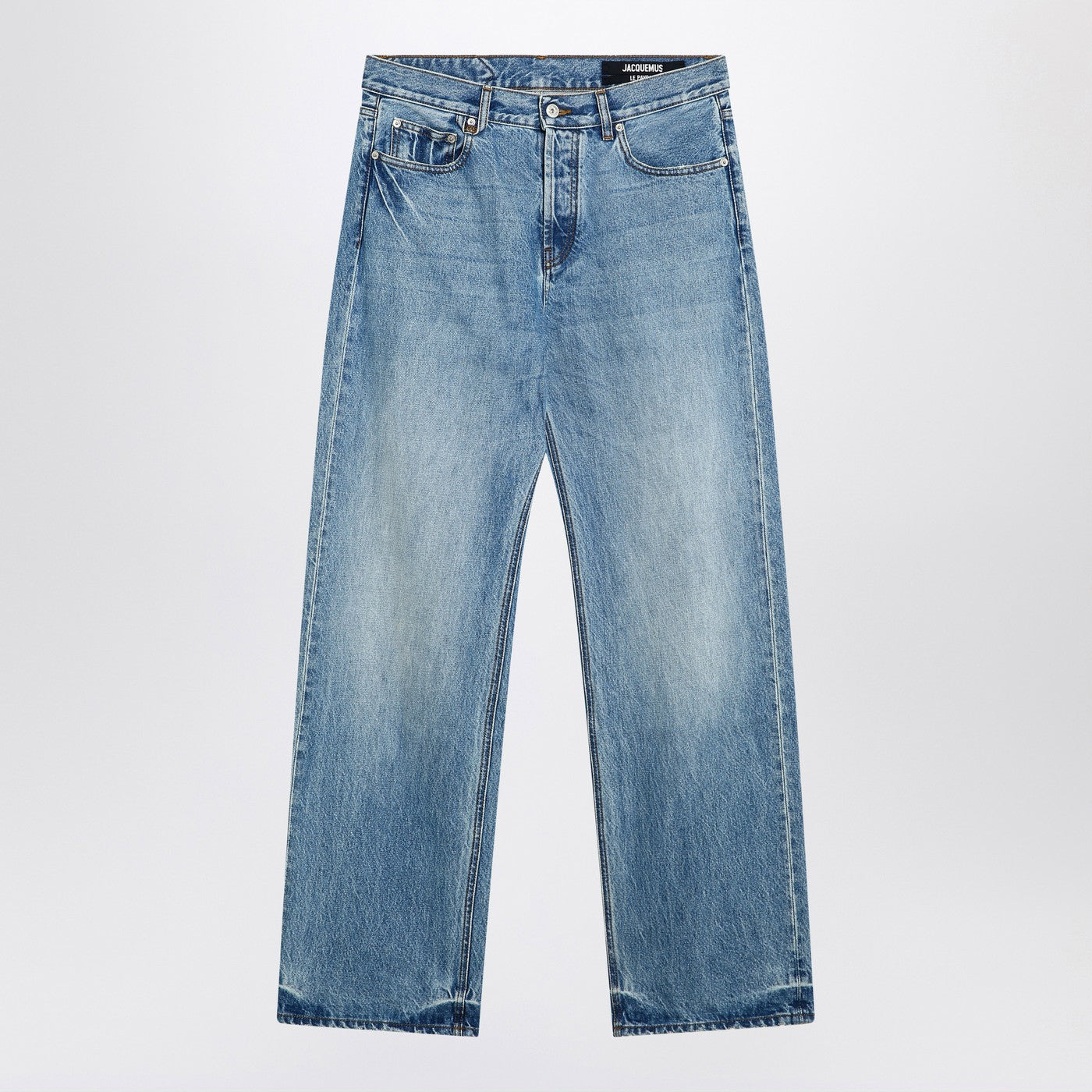 Jacquemus Jacquemusストレートレッグデニムパンツインディゴカラー - Image 1