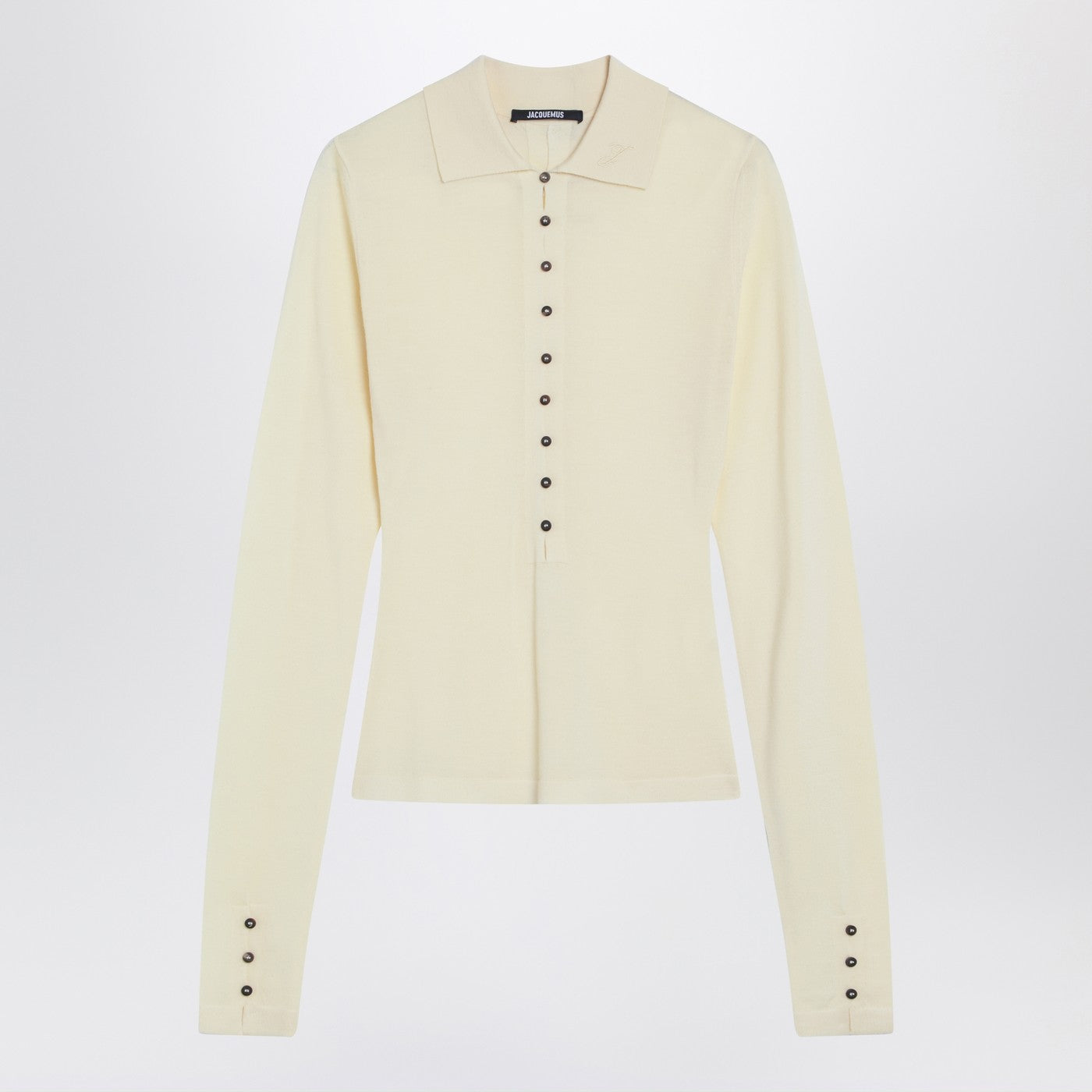 Jacquemus Jacquemus Light Yellow Wool Polo - Image 1