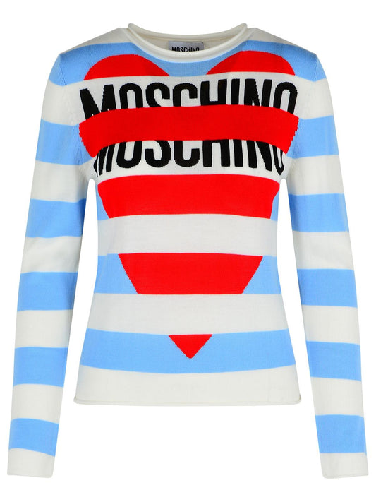 Moschino モスキーノジーンズマルチカラーバージンウールセーター - Image 1