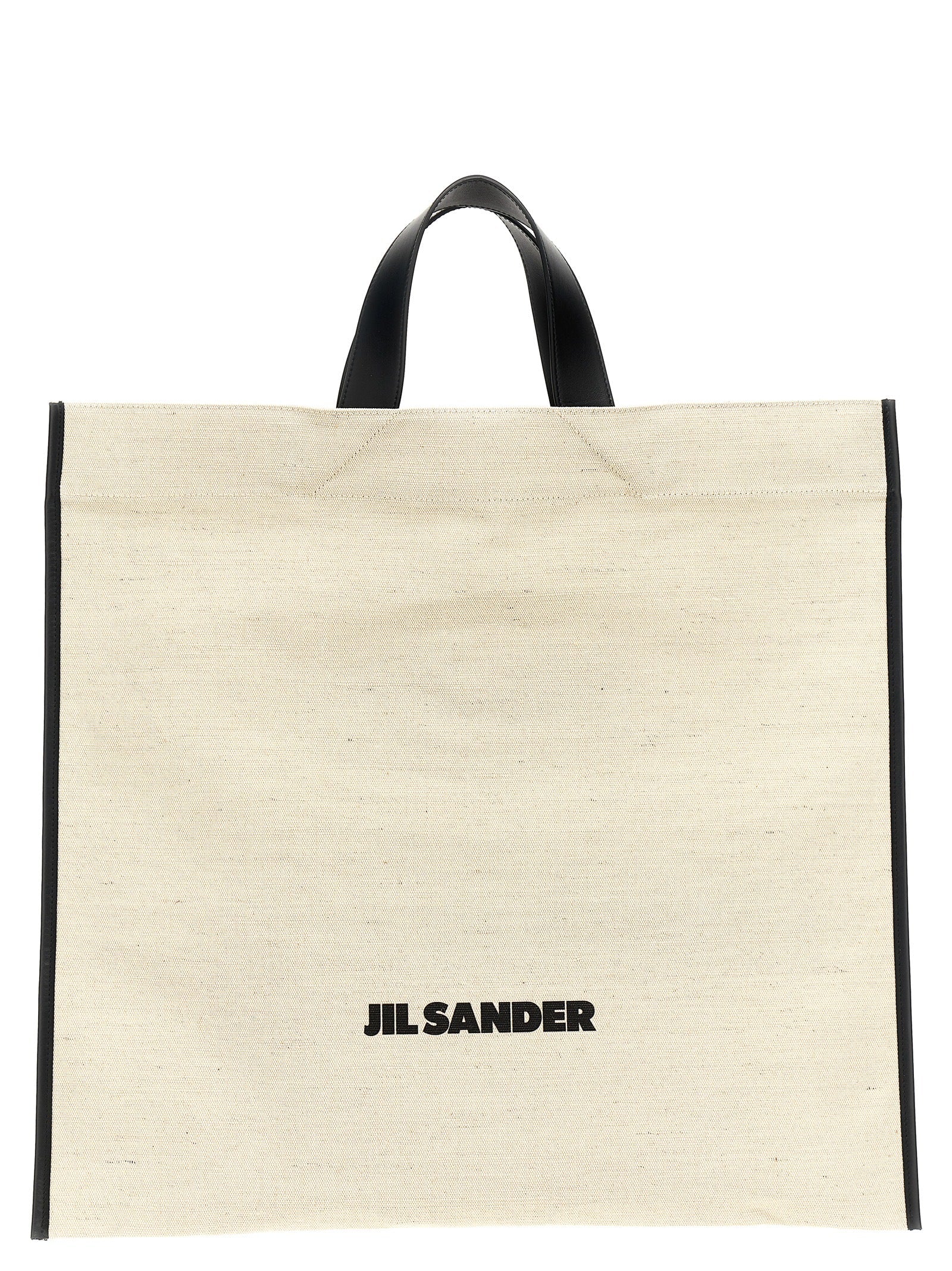Jil Jil Sander 'Border Book Tote Square'ショッピングバッグ - Image 1
