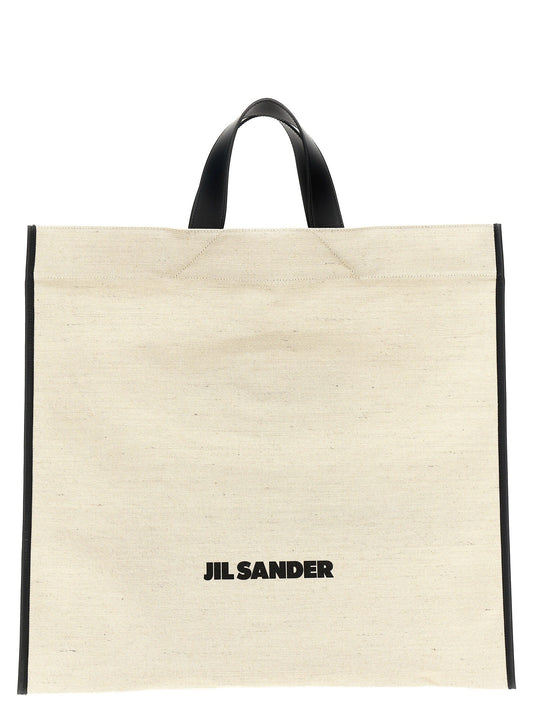 Jil Jil Sander 'Border Book Tote Square'ショッピングバッグ - Image 1