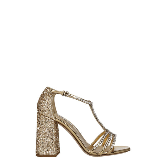Miu Miu Miu Sandals Women 'S グリッターゴールド - Image 1
