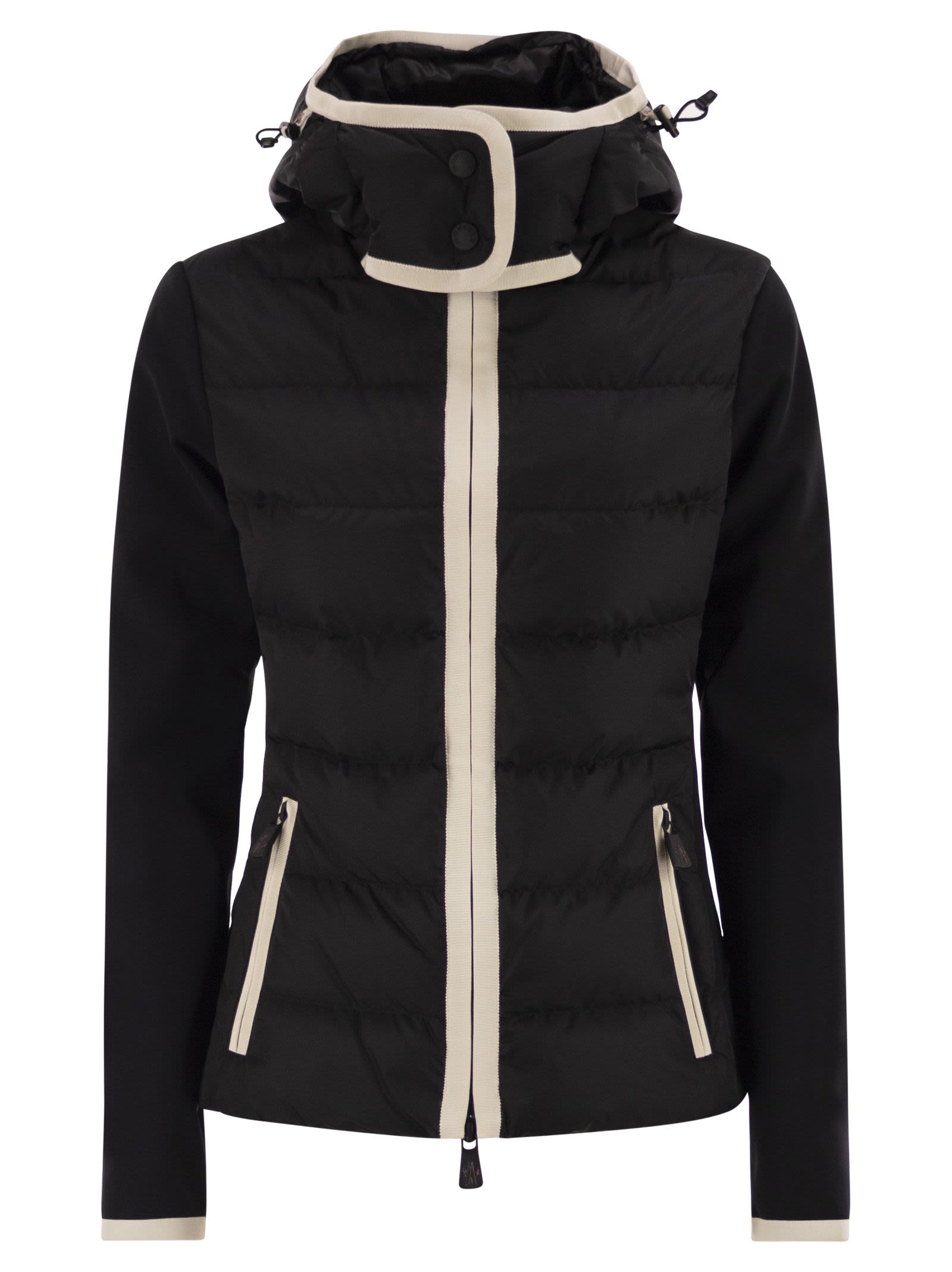 Moncler モンクレールグレノブルパッド入りフーディーとジップ - Image 1