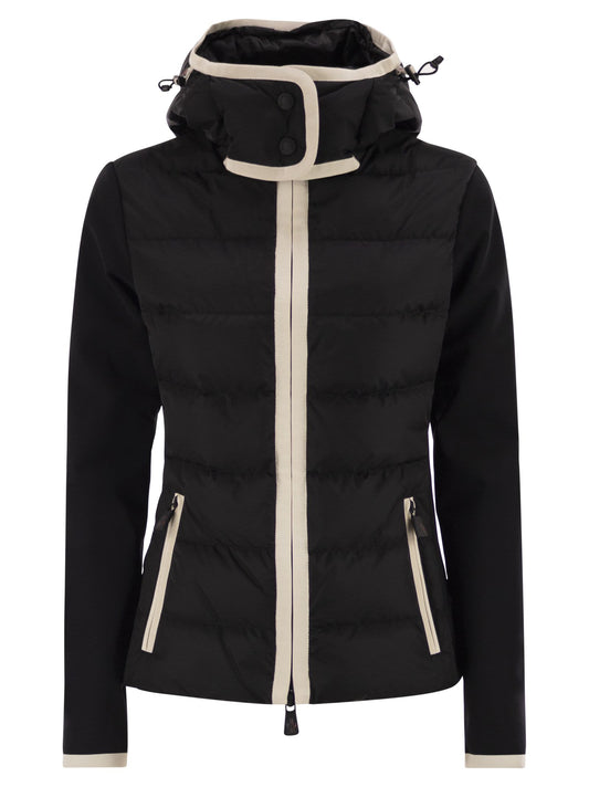 Moncler モンクレールグレノブルパッド入りフーディーとジップ - Image 1