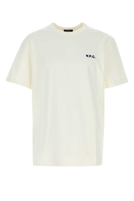 A A.P.C.アイボリーコットンTシャツ - Image 1