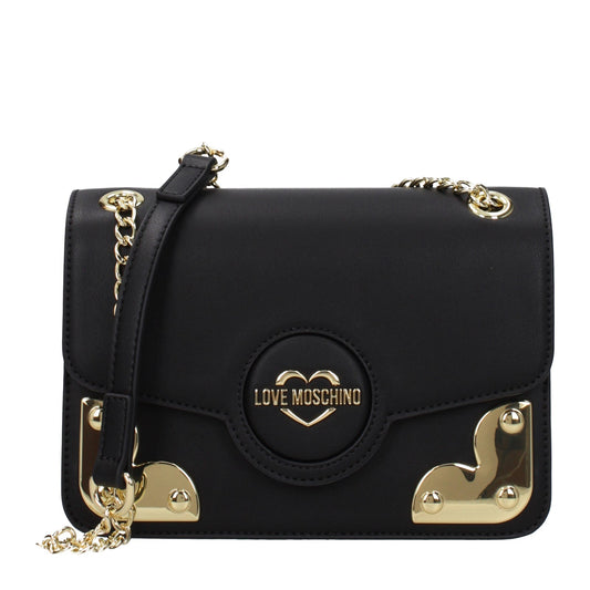 Moschino モスキーノのショルダーバッグが大好きな女性ポリウレタンブラック - Image 1