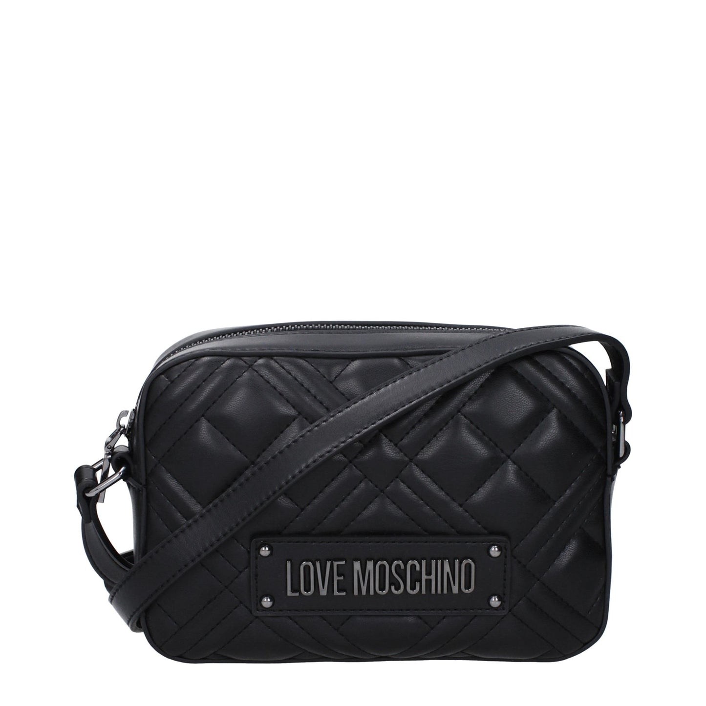 Moschino モスキーノのショルダーバッグが大好きな女性ポリウレタンブラック/ブラック - Image 1