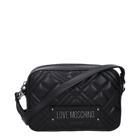 Moschino モスキーノのショルダーバッグが大好きな女性ポリウレタンブラック/ブラック - Image 1