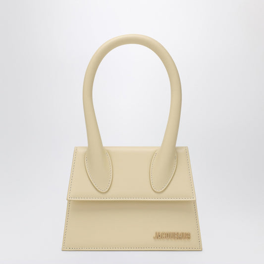Jacquemus Jacquemus Le Chiquito Moyen Ivory Leather Bag - Image 1