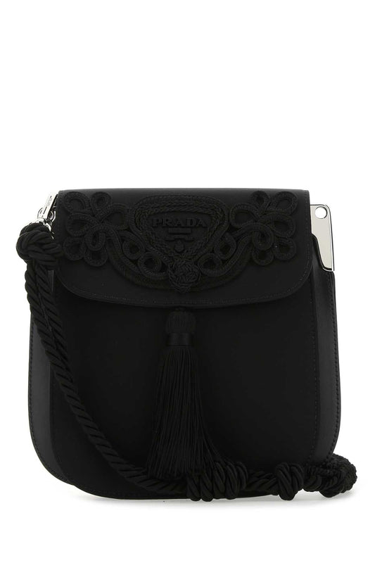 Prada プラダブラックナイロンクロスボディバッグ - Image 1