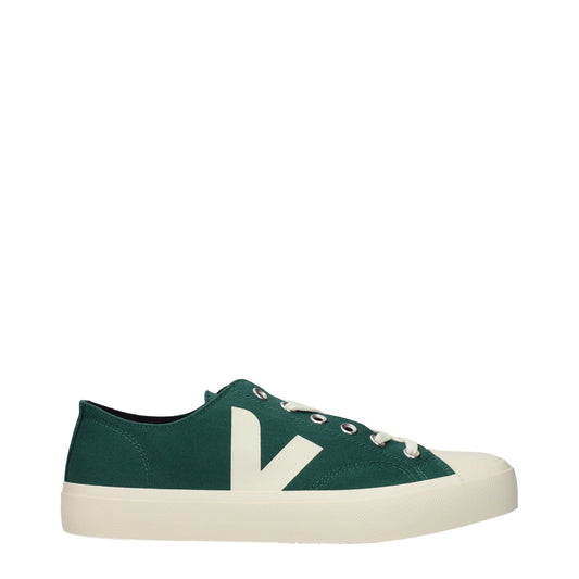 Veja ヴェジャ メンs スニーカー グリーン ファブリック - Image 1