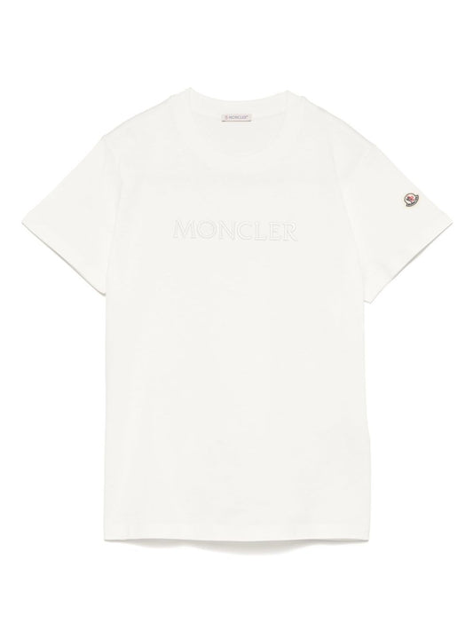 Moncler モンクラーロゴコットンTシャツ - Image 1