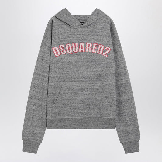 Dsquared2 Dsquared2グレーコットンスウェットシャツ付きロゴ - Image 1