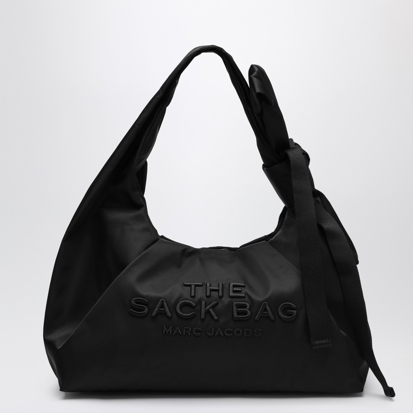 Marc マークジェイコブスブラックナイロンボウバッグ - Image 1