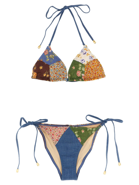 Zimmermann Zimmermann 'Lucky Cotton Mini Tri'ビキニ - Image 1