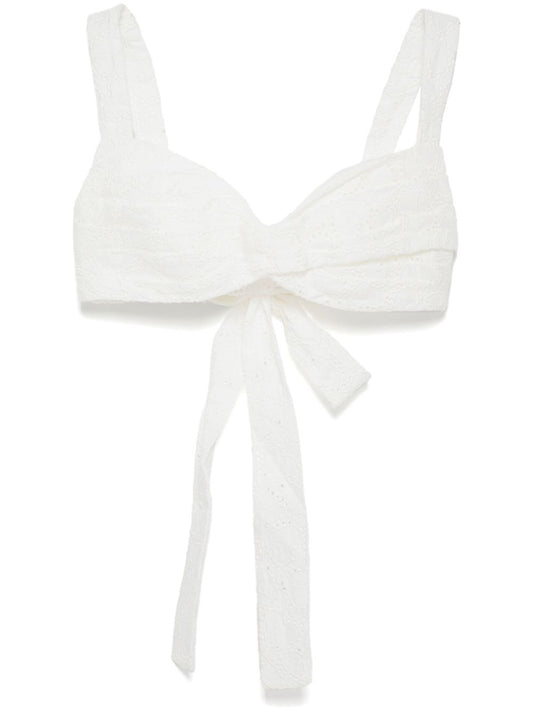 Zimmermann Zimmermann Crush Cotton Bralette - Image 1