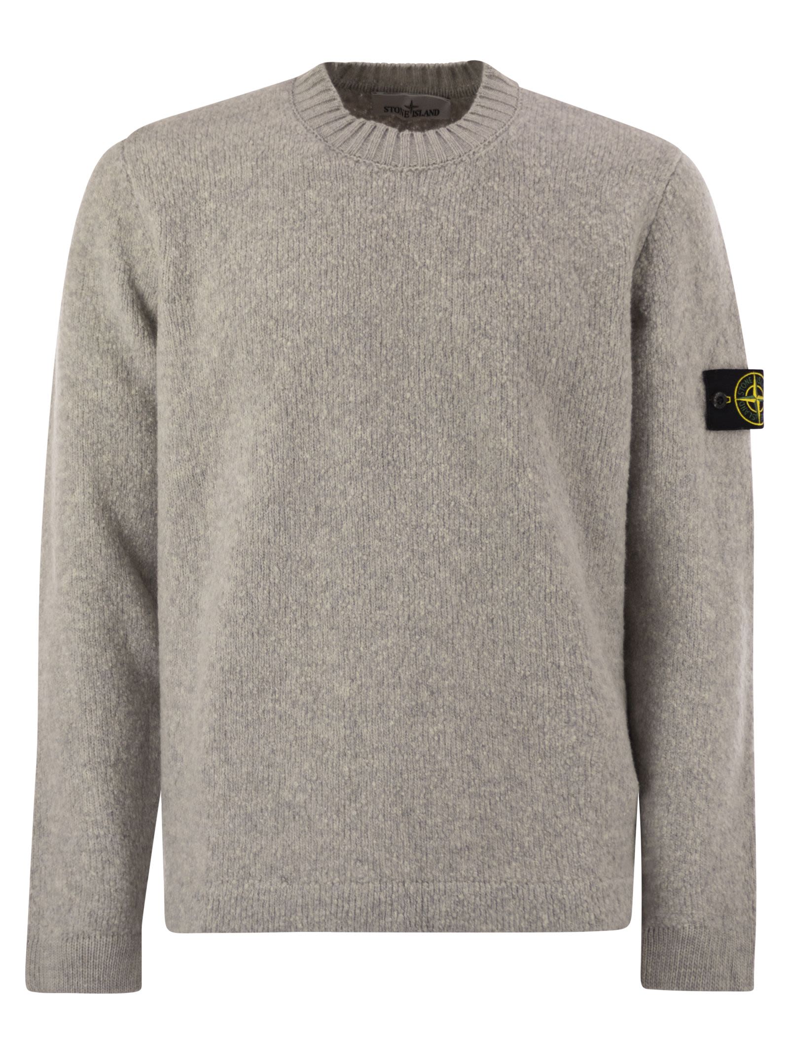 Stone Stone Island Round Neck Jumper With Gauzy Texture - Image 1