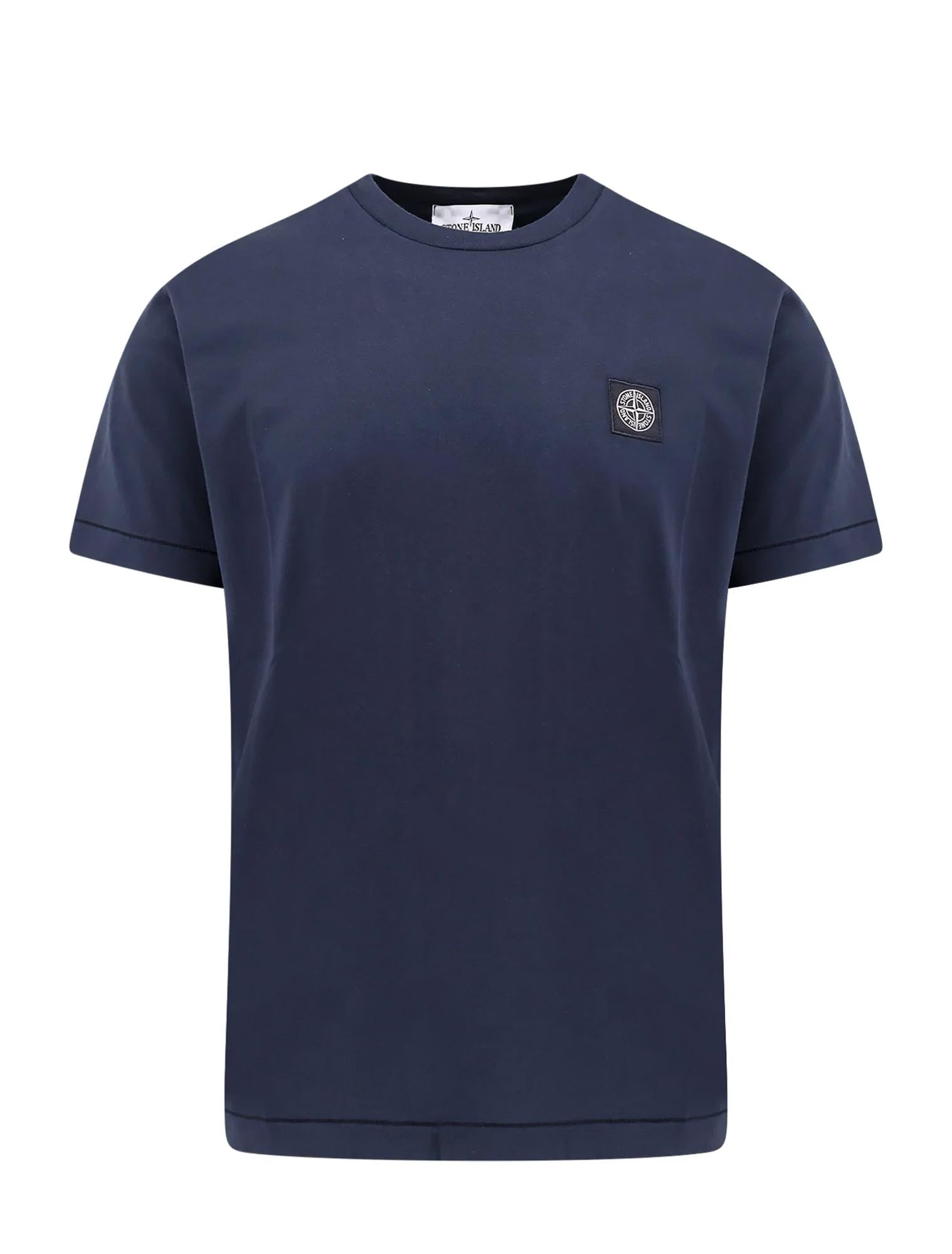 Stone Stone Island T Shirts And Polos Blue - Image 1