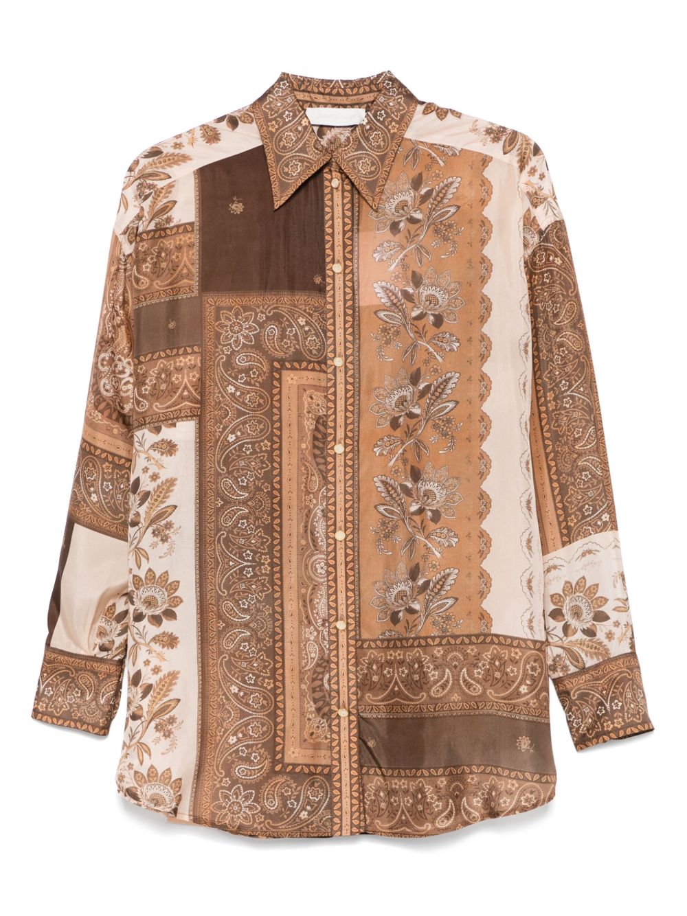 Zimmermann ジマーマンラッキープリントシルクシャツ - Image 1
