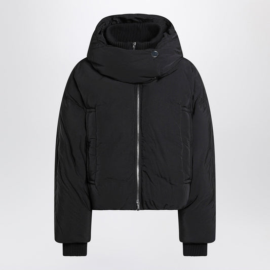 Sportmax スポーツマックス ブラック 撥水 クロップド ダウン ジャケット - Image 1