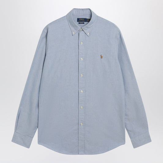 Polo ポロ ラルフローレン ライトブルー オックスフォード シャツ カスタム フィット - Image 1
