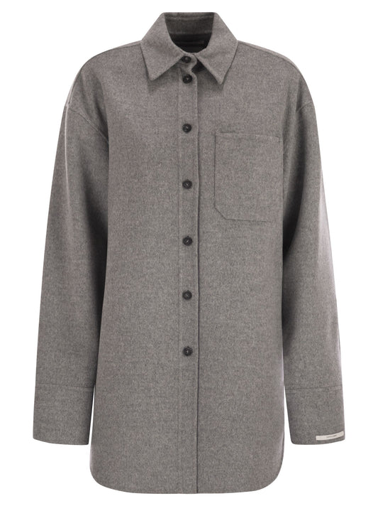 Sportmax Double FabricのSportMax Riberiverized Shirt - Image 1