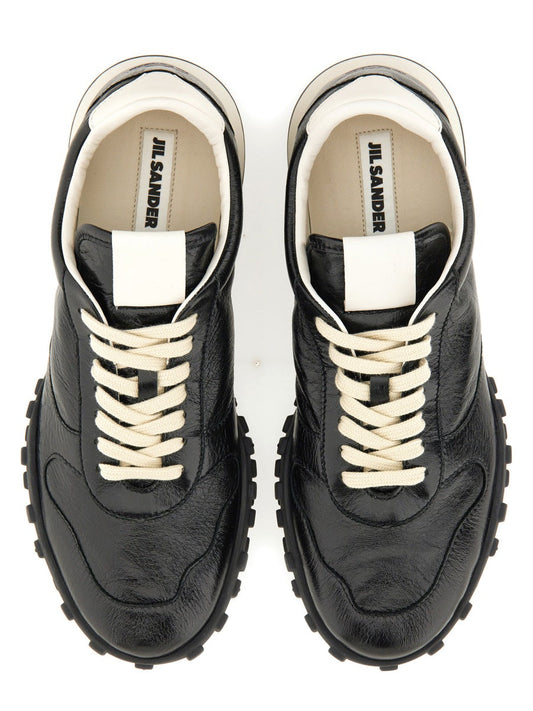 Jil Jil Sander Low Leather Sneaker - Image 1