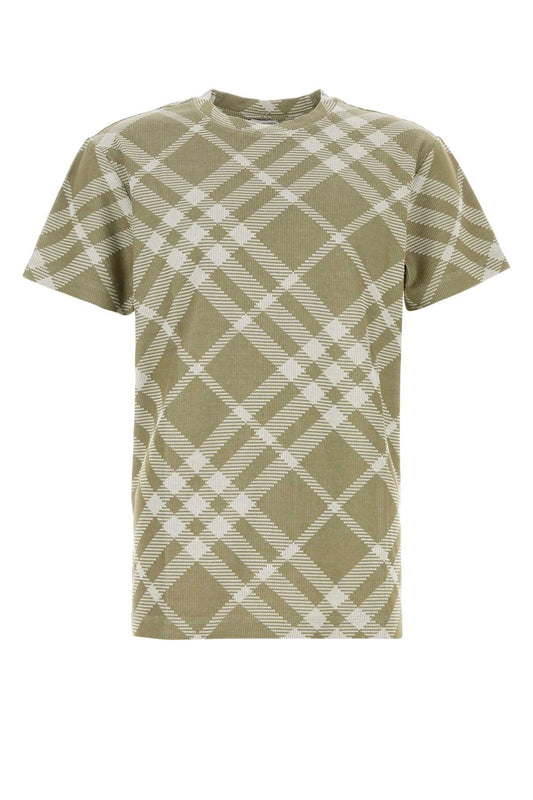 Burberry バーバリープリントストレッチコットンブレンドTシャツ - Image 1