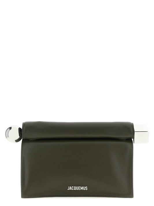 Jacquemus Jacquemus 'La Pochette Rond Carré' Clutch - Image 1