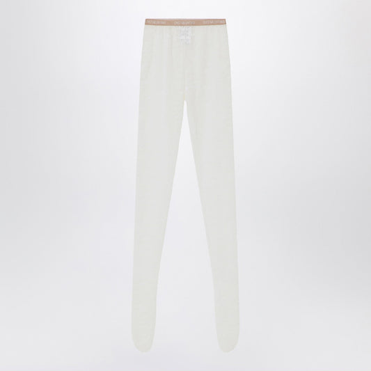 Valentino ヴァレンティーノガラヴァニアイボリーレースタイツ - Image 1