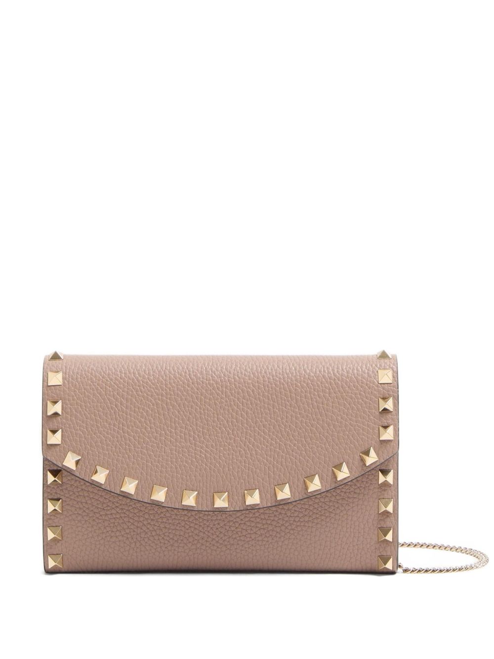 Valentino チェーン上のバレンティーノガラヴァニロックスタッドレザーウォレット - Image 1