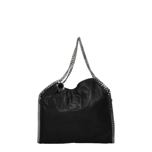 Stella ステラ・マッカートニーのショルダーバッグファラベラウーマンエコスエードブラック/ブラック - Image 1