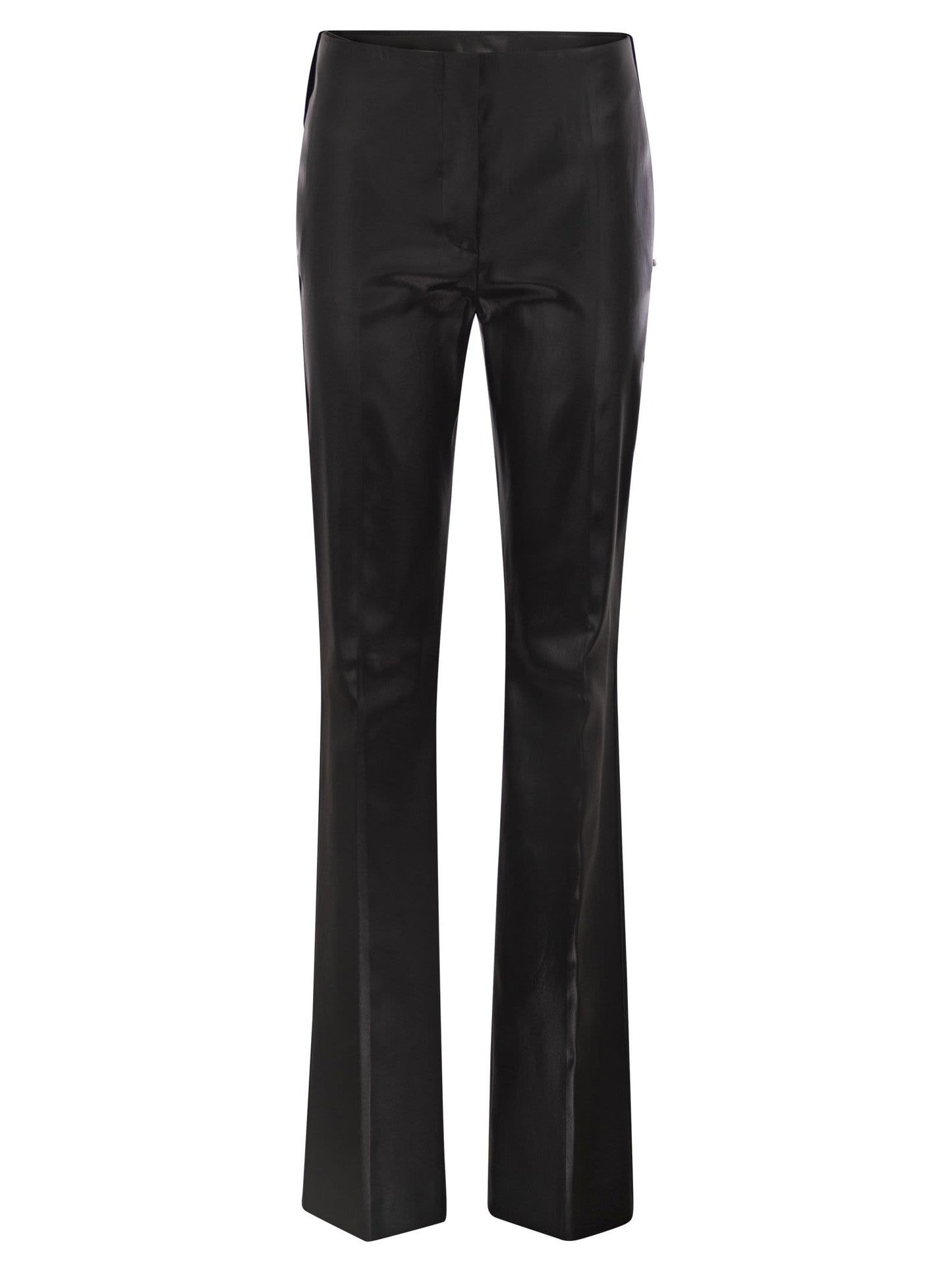 Sportmax SportMax Adepto Satin Slim Fit Ounsers - Image 1