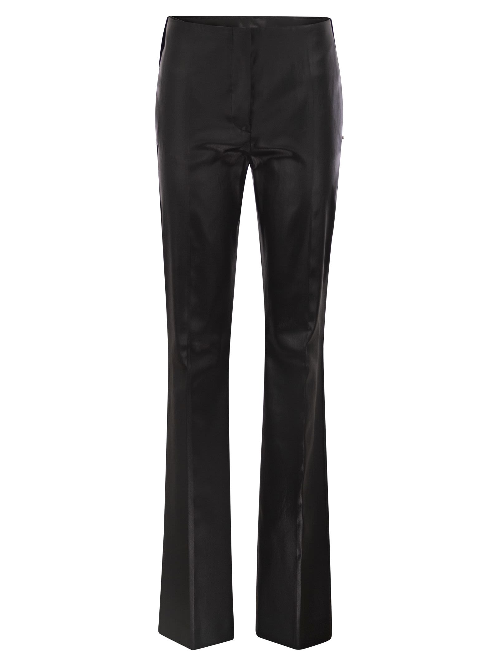Sportmax SportMax Adepto Satin Slim Fit Ounsers - Image 1