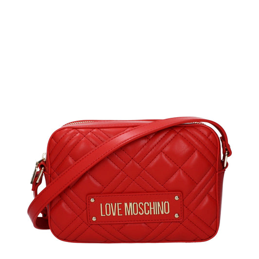Moschino モスキーノのショルダーバッグが大好きな女性ポリウレタンレッド - Image 1