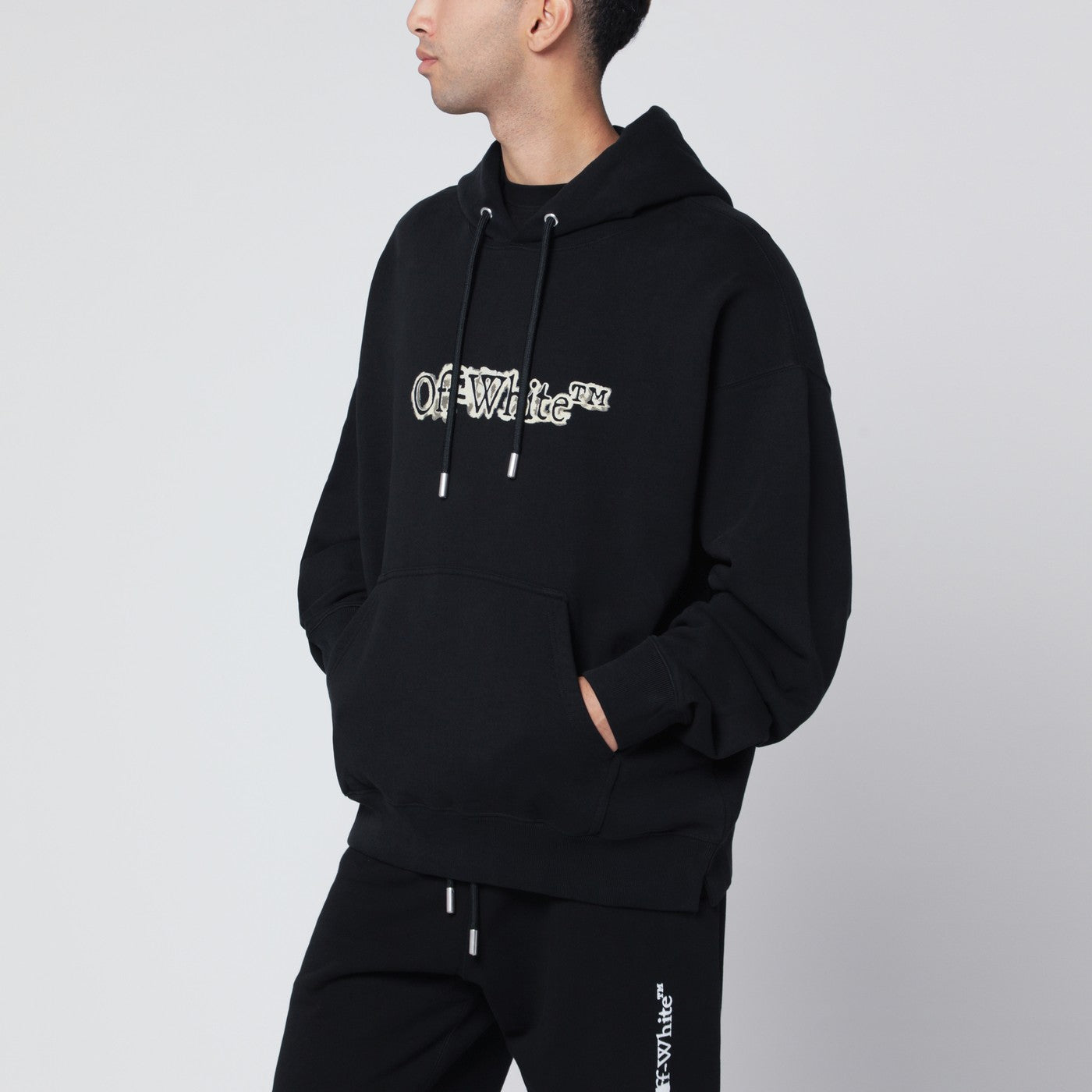 Off Off White™ Black Skate Cloudy Arrow Hoodie - Image 1