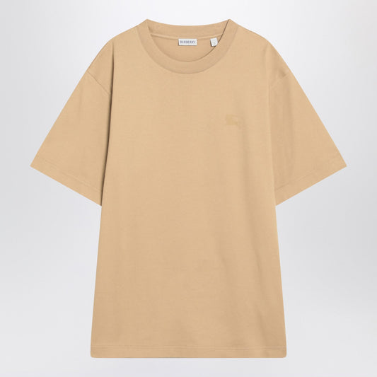 Burberry EKDプリント付きバーバリーベージュ半袖Tシャツ - Image 1