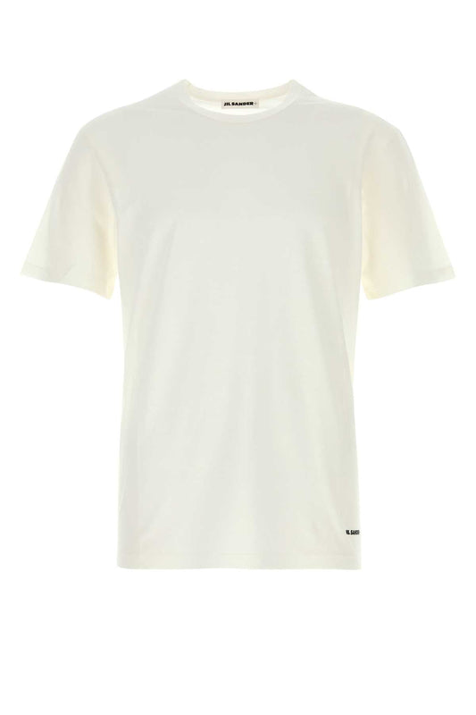 Jil ジル・サンダー ホワイト コットン T シャツ - Image 1
