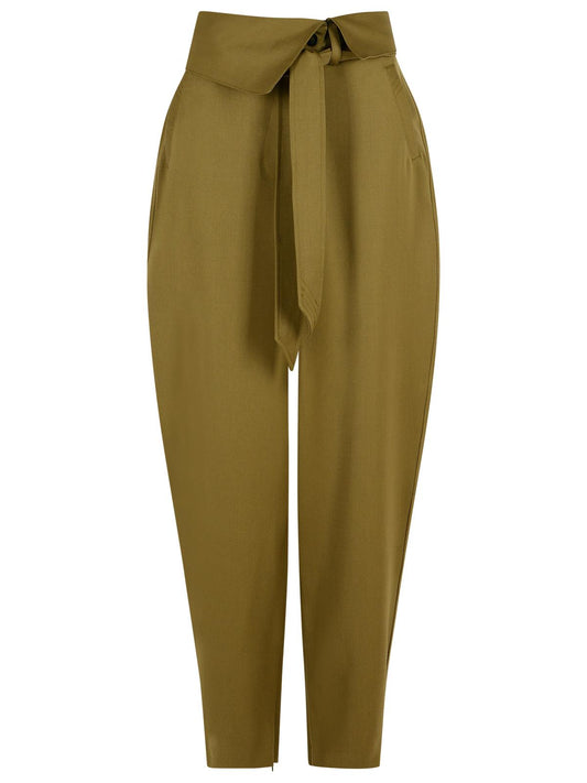 The Attico Greenバージンウールのズボン - Image 1