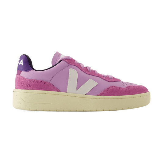 Veja V 90スニーカーVeja Leather Pink - Image 1