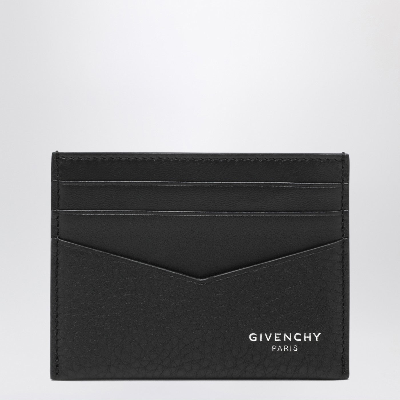 Givenchy ジバンシィ ブラック スムース レザー カード ホルダー - Image 1