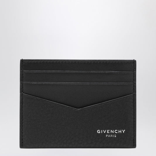 Givenchy ジバンシィ ブラック スムース レザー カード ホルダー - Image 1