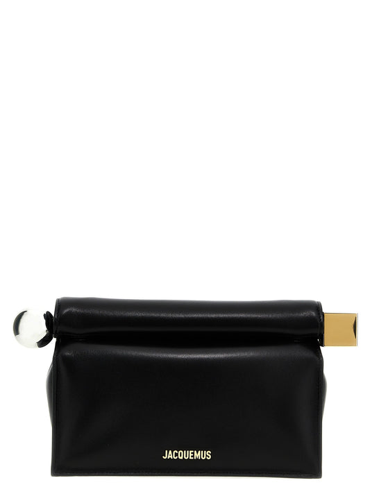 Jacquemus Jacquemus 'La Pochette Rond Carré' Clutch - Image 1