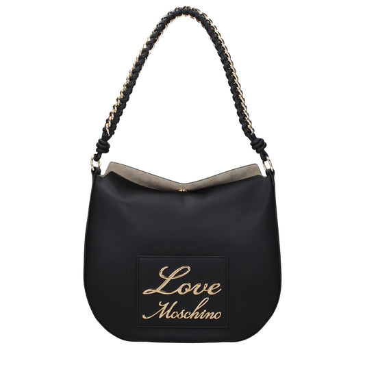 Moschino モスキーノのショルダーバッグが大好きな女性ポリウレタンブラック - Image 1