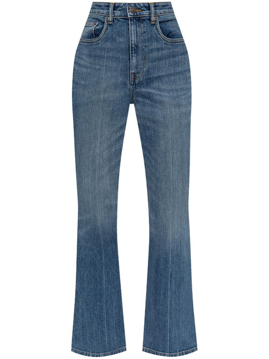 Tory Tory Burch Cropped Denim Jeans - Image 1