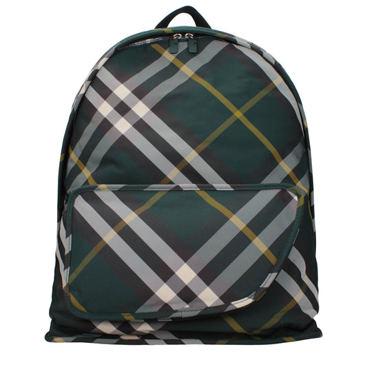 Burberry バーバリーバックパックとファニーパックシールドマンファブリックグリーン/アイビー - Image 1