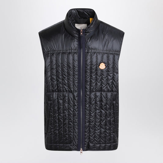 Moncler ドナルドグローバータンジェリンパッド入りベストによるモンクラーxギルガファームブルーナイロン - Image 1