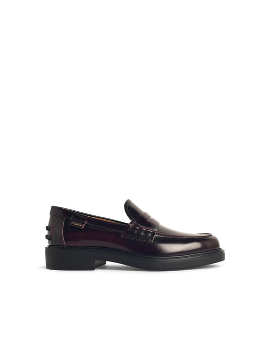 Tods トッド 'S バーガンディリアローファー - Image 1